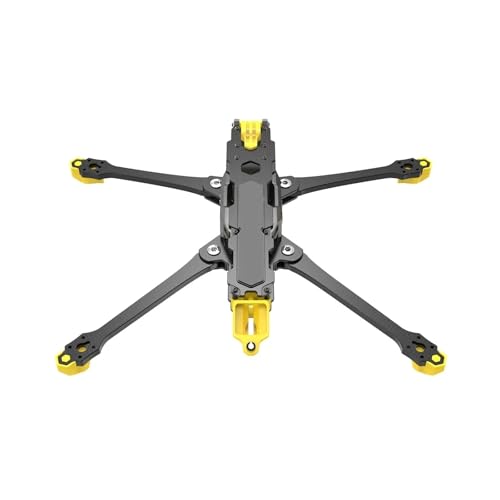HYRTEFBN FPV-Racing-Drohnenrahmen 8 DC-Rahmen-Kit: 7-mm-Arme for O3-Lufteinheit – 7"/8" Langstrecken-FPV-Drohnenbau (Mario Edition) von HYRTEFBN