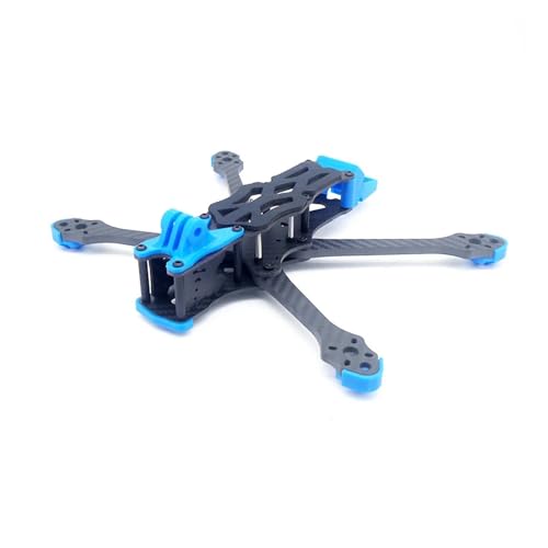 HYRTEFBN FPV-Racing-Drohnenrahmen DC/X 5 Zoll 6 Zoll 7 Zoll Rahmen for O4 Pro Racing Drone Quadcopter(APEX DC 5 MAX) von HYRTEFBN