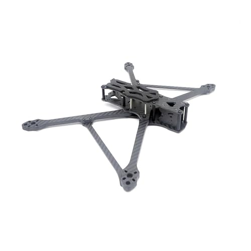 HYRTEFBN FPV-Racing-Drohnenrahmen DC/X 5 Zoll 6 Zoll 7 Zoll Rahmen for O4 Pro Racing Drone Quadcopter(APEX DC 7) von HYRTEFBN