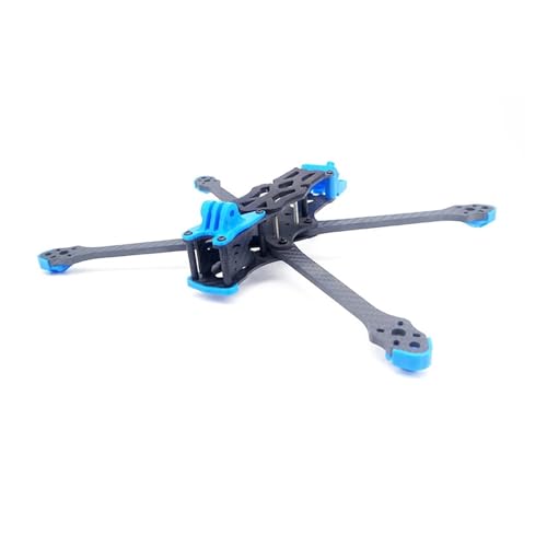 HYRTEFBN FPV-Racing-Drohnenrahmen DC/X 5 Zoll 6 Zoll 7 Zoll Rahmen for O4 Pro Racing Drone Quadcopter(APEX X 5 MAX) von HYRTEFBN