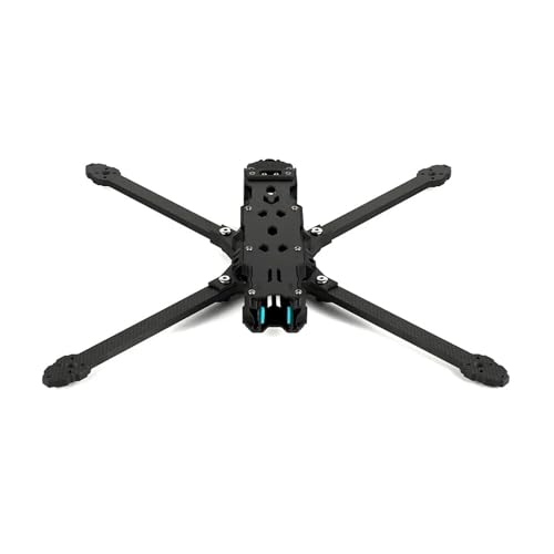 HYRTEFBN FPV-Racing-Drohnenrahmen Lite 10 Zoll FPV Freestyle Drohne Ture X Rahmen Kit 402 mm Radstand T700 Carbon kompatibler 10 Zoll Propeller(with Side Plate) von HYRTEFBN