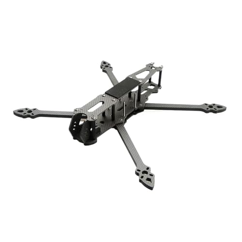 HYRTEFBN FPV-Racing-Drohnenrahmen V2 7 Zoll 295 mm Armstärke 6 mm 3K Vollcarbonrahmen for 7 Zoll FPV Racing Quadcopter Freestyle Rahmen Kit von HYRTEFBN