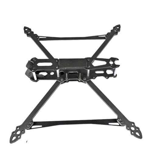 HYRTEFBN FPV-Racing-Drohnenrahmen V2 FPV Rahmen 7/8/9/10 Zoll 3K Kohlefaser for FPV Freestyle Quadcopter(8 inch) von HYRTEFBN