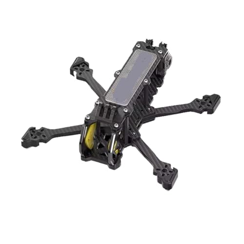 HYRTEFBN FPV-Racing-Drohnenrahmen VX3 VX3.5 O4 FPV Rahmen 3 Zoll 3,5 Zoll Kompatibel mit O4 Luft Einheit for FPV Freestyle Quadcopter Kit(VX3 O4 Black) von HYRTEFBN