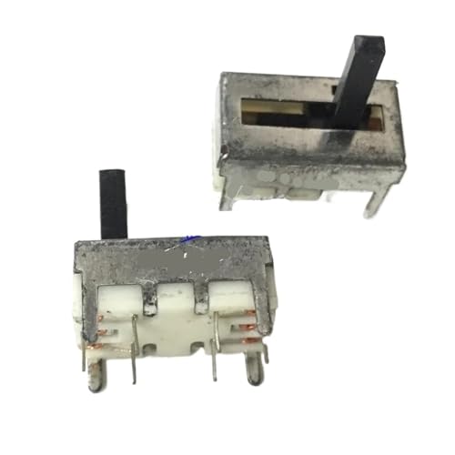 HYRTEFBN Schalter Potentiometer 20 Teile/los 17 MM gerade schiebepotentiometer dual B50K schaftlänge 10 MM Motor schiebepotentiometer hub 10 MM von HYRTEFBN