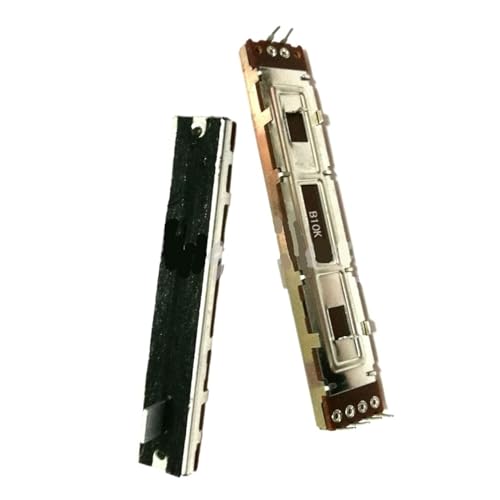 HYRTEFBN Schalter Potentiometer 20 Teile/los Die 8,8 cm breit typ gerade schiebepotentiometer B10K doppelschaftlänge 8 MM Mixer Volumen Fader von HYRTEFBN