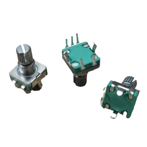 HYRTEFBN Schalter Potentiometer 50 Teile/los EC11 Encoder Schalter 30 posioning 15 Puls Welle länge 12MM Zahn Welle von HYRTEFBN