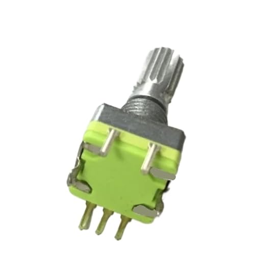 HYRTEFBN Schalter Potentiometer 50 Teile/los EC11 Encoder mit Schalter 30 Punkt 15 20MM Lange Achse Digitale impulsgeber von HYRTEFBN