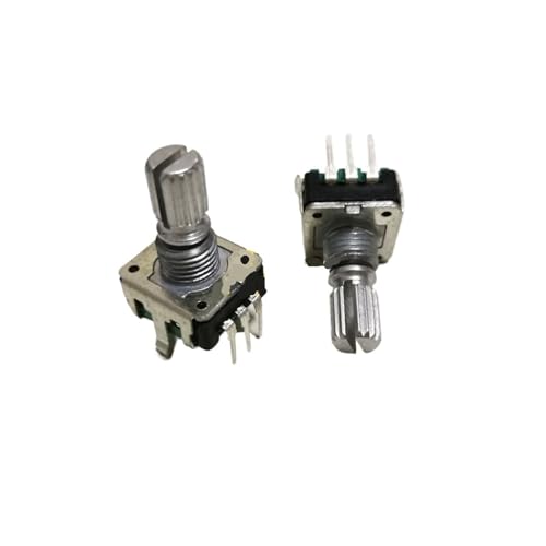 HYRTEFBN Schalter Potentiometer 50 Teile/los EC12 typ Metall Griff digital Encoder mit Schalter 24 posioning Gewinde Zahn Welle länge 15MM HYRTEFBN Schalter Potentiometer 50 Teile/los EC12 typ Metall Griff digital Encoder mit Schalter 24 posioning Gewinde Zahn Welle länge 15MM von HYRTEFBN