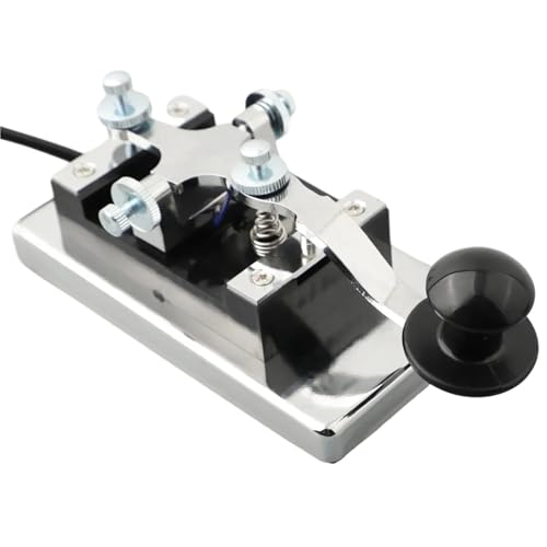 HYRTEFBN Telegrafentaste Schraubenschlüssel-Satz 145x67x63mm 1PC CW-Schlüssel K4 Manueller Schlüssel Telegraphenschlüssel for Kurzwellenradio von HYRTEFBN
