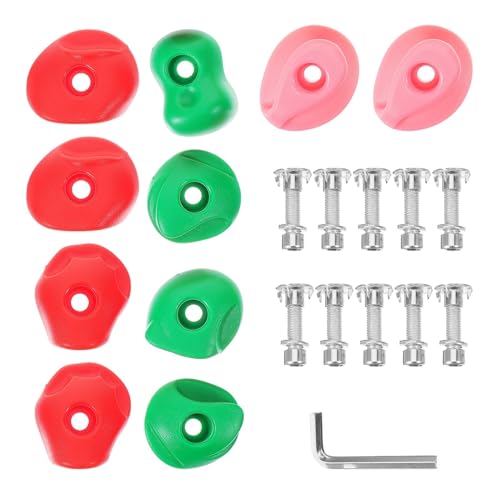 HYRTEFBN klettergriffe 10 Sets Klettern Griffe Kunststoff Indoor Wand Felsen Klettern Set HYRTEFBN klettergriffe 10 Sets Klettern Griffe Kunststoff Indoor Wand Felsen Klettern Set von HYRTEFBN