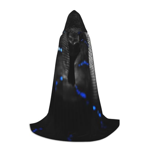 HYSDPUZK 3D-Schlangen-Kapuzenumhang für Teenager, Halloween-Kostüm, Cosplay, Maskerade, Zauberer-Robe HYSDPUZK 3D-Schlangen-Kapuzenumhang für Teenager, Halloween-Kostüm, Cosplay, Maskerade, Zauberer-Robe von HYSDPUZK