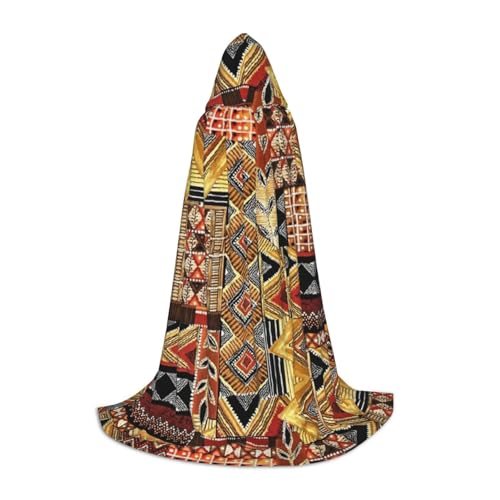 HYSDPUZK Afrikanisches Textil-Patchwork-Kapuzenumhang für Teenager, Halloween-Kostüm, Cosplay, Maskerade, Zauberer-Bademantel HYSDPUZK Afrikanisches Textil-Patchwork-Kapuzenumhang für Teenager, Halloween-Kostüm, Cosplay, Maskerade, Zauberer-Bademantel von HYSDPUZK
