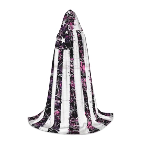HYSDPUZK Amerikanischer Camouflage-Umhang mit Kapuze für Teenager, Halloween-Kostüm, Cosplay, Maskerade, Zauberer-Bademantel HYSDPUZK Amerikanischer Camouflage-Umhang mit Kapuze für Teenager, Halloween-Kostüm, Cosplay, Maskerade, Zauberer-Bademantel von HYSDPUZK