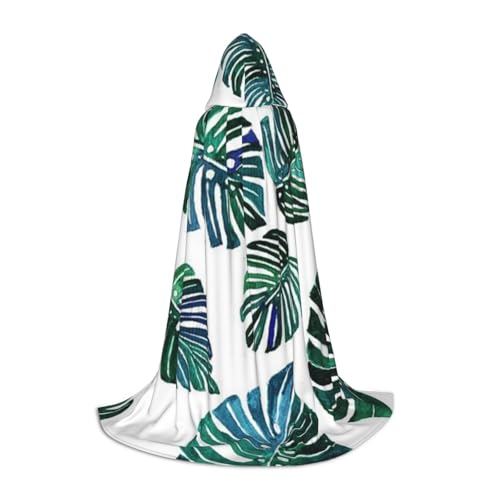 HYSDPUZK Bananenblätter, Kapuzenumhang für Teenager, Halloween-Kostüm, Cosplay, Maskerade, Zauberer-Robe HYSDPUZK Bananenblätter, Kapuzenumhang für Teenager, Halloween-Kostüm, Cosplay, Maskerade, Zauberer-Robe von HYSDPUZK