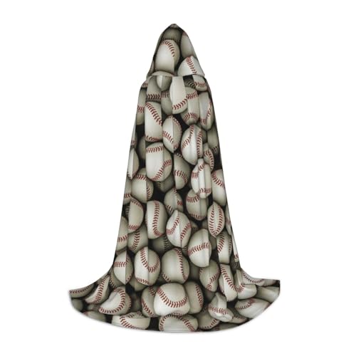 HYSDPUZK Baseball-Kapuzenumhang für Teenager, Halloween-Kostüm, Cosplay, Maskerade, Zauberer-Robe HYSDPUZK Baseball-Kapuzenumhang für Teenager, Halloween-Kostüm, Cosplay, Maskerade, Zauberer-Robe von HYSDPUZK