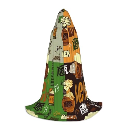HYSDPUZK Bier-Kapuzenumhang für Teenager, Halloween-Kostüm, Cosplay, Maskerade, Zauberer-Robe HYSDPUZK Bier-Kapuzenumhang für Teenager, Halloween-Kostüm, Cosplay, Maskerade, Zauberer-Robe von HYSDPUZK