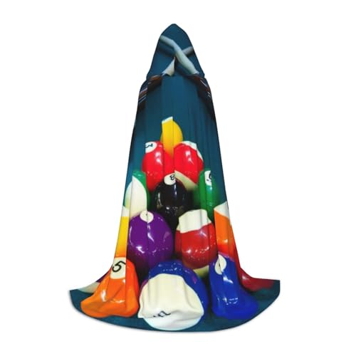 HYSDPUZK Billard-Kapuzenumhang für Teenager, Halloween-Kostüm, Cosplay, Maskerade, Zauberer-Robe HYSDPUZK Billard-Kapuzenumhang für Teenager, Halloween-Kostüm, Cosplay, Maskerade, Zauberer-Robe von HYSDPUZK