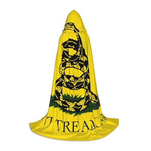 HYSDPUZK Dont Tread On Me Kapuzenumhang für Teenager, Halloween-Kostüm, Cosplay, Maskerade, Zauberer-Robe HYSDPUZK Dont Tread On Me Kapuzenumhang für Teenager, Halloween-Kostüm, Cosplay, Maskerade, Zauberer-Robe von HYSDPUZK