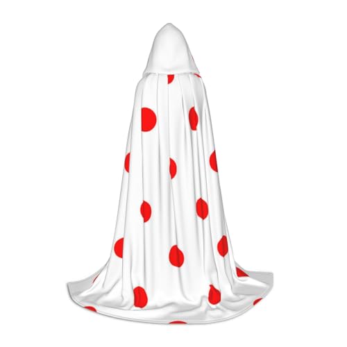 HYSDPUZK Gepunkteter Kapuzenumhang für Teenager, Halloween-Kostüm, Cosplay, Maskerade, Zauberer-Robe HYSDPUZK Gepunkteter Kapuzenumhang für Teenager, Halloween-Kostüm, Cosplay, Maskerade, Zauberer-Robe von HYSDPUZK