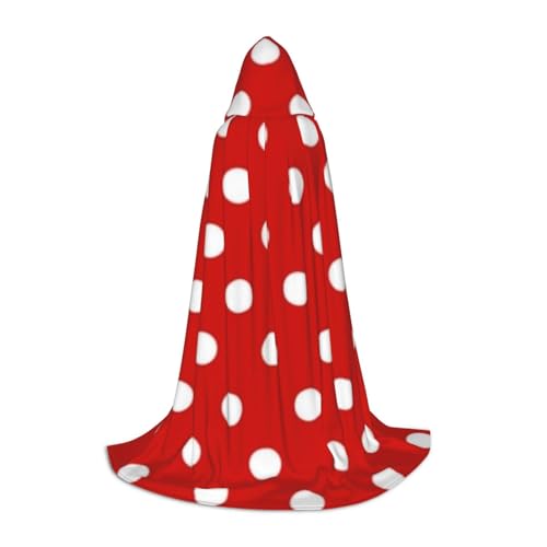 HYSDPUZK Gepunkteter Kapuzenumhang für Teenager, Halloween-Kostüm, Cosplay, Maskerade, Zauberer-Robe HYSDPUZK Gepunkteter Kapuzenumhang für Teenager, Halloween-Kostüm, Cosplay, Maskerade, Zauberer-Robe von HYSDPUZK