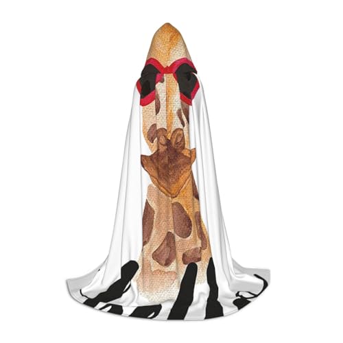 HYSDPUZK Giraffen-Kapuzenumhang für Teenager, Halloween-Kostüm, Cosplay, Maskerade, Zauberer-Robe HYSDPUZK Giraffen-Kapuzenumhang für Teenager, Halloween-Kostüm, Cosplay, Maskerade, Zauberer-Robe von HYSDPUZK