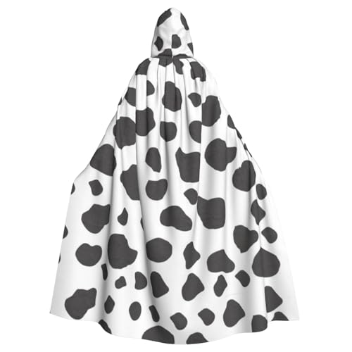 HYSDPUZK Halloween-Kapuzenumhang für Unisex-Erwachsene, lustiger Kuhdruck, Party- und Cosplay-Umhang HYSDPUZK Halloween-Kapuzenumhang für Unisex-Erwachsene, lustiger Kuhdruck, Party- und Cosplay-Umhang von HYSDPUZK