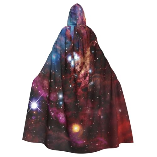HYSDPUZK Halloween-Kapuzenumhang für Unisex-Erwachsene, lustiger Nachthimmel-Druck, Party- und Cosplay-Umhang HYSDPUZK Halloween-Kapuzenumhang für Unisex-Erwachsene, lustiger Nachthimmel-Druck, Party- und Cosplay-Umhang von HYSDPUZK