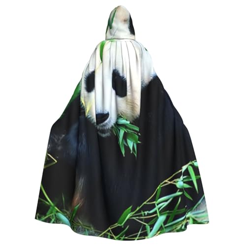 HYSDPUZK Halloween-Kapuzenumhang für Unisex-Erwachsene, lustiger Panda-Druck, Party- und Cosplay-Umhang HYSDPUZK Halloween-Kapuzenumhang für Unisex-Erwachsene, lustiger Panda-Druck, Party- und Cosplay-Umhang von HYSDPUZK