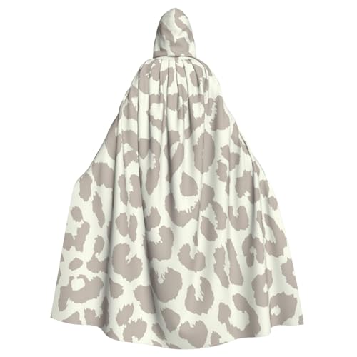 HYSDPUZK Halloween-Kapuzenumhang für Unisex-Erwachsene, lustiges braunes Muster, Leopardenmuster, Party- und Cosplay-Umhang HYSDPUZK Halloween-Kapuzenumhang für Unisex-Erwachsene, lustiges braunes Muster, Leopardenmuster, Party- und Cosplay-Umhang von HYSDPUZK