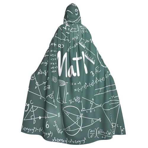 HYSDPUZK Halloween-Umhang mit Kapuze für Erwachsene, lustiger Mathematikunterricht, Wortdruck, Party & Cosplay-Umhang HYSDPUZK Halloween-Umhang mit Kapuze für Erwachsene, lustiger Mathematikunterricht, Wortdruck, Party & Cosplay-Umhang von HYSDPUZK