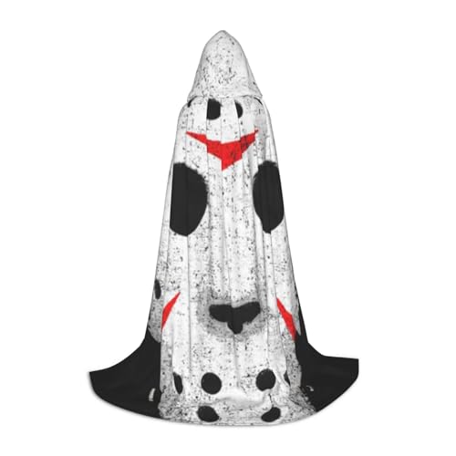 HYSDPUZK Horror-Totenkopf-Kapuzenumhang für Teenager, Halloween-Kostüm, Cosplay, Maskerade, Zauberer-Robe HYSDPUZK Horror-Totenkopf-Kapuzenumhang für Teenager, Halloween-Kostüm, Cosplay, Maskerade, Zauberer-Robe von HYSDPUZK