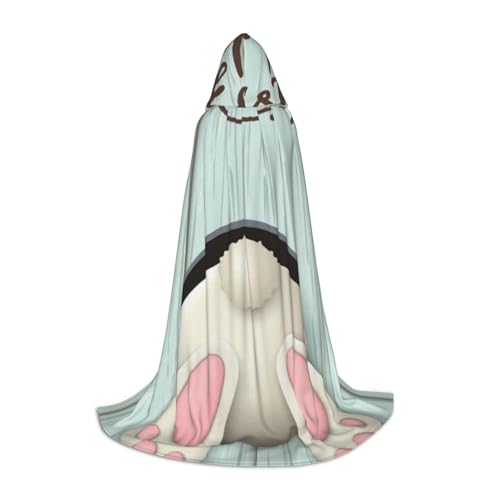 HYSDPUZK Hübscher Osterhasen-Umhang mit Kapuze für Teenager, Halloween-Kostüm, Cosplay, Maskerade, Zauberer-Robe HYSDPUZK Hübscher Osterhasen-Umhang mit Kapuze für Teenager, Halloween-Kostüm, Cosplay, Maskerade, Zauberer-Robe von HYSDPUZK