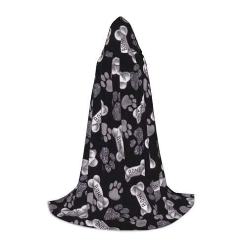 HYSDPUZK Hunde-/Welpenkrallen-Kapuzenumhang für Teenager, Halloween-Kostüm, Cosplay, Maskerade, Zauberer-Bademantel HYSDPUZK Hunde-/Welpenkrallen-Kapuzenumhang für Teenager, Halloween-Kostüm, Cosplay, Maskerade, Zauberer-Bademantel von HYSDPUZK