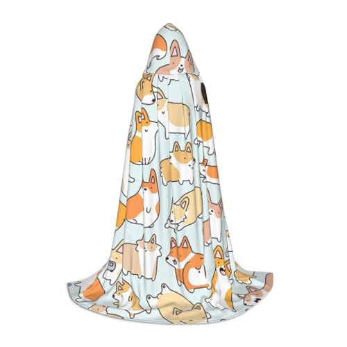 HYSDPUZK Hunde-Kapuzenumhang für Teenager, Halloween-Kostüm, Cosplay, Maskerade, Zauberer-Robe HYSDPUZK Hunde-Kapuzenumhang für Teenager, Halloween-Kostüm, Cosplay, Maskerade, Zauberer-Robe von HYSDPUZK