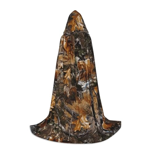HYSDPUZK Jagd-Hirsch-Bär-Hirsch-Kapuzenumhang für Teenager, Halloween-Kostüm, Cosplay, Maskerade, Zauberer-Robe HYSDPUZK Jagd-Hirsch-Bär-Hirsch-Kapuzenumhang für Teenager, Halloween-Kostüm, Cosplay, Maskerade, Zauberer-Robe von HYSDPUZK