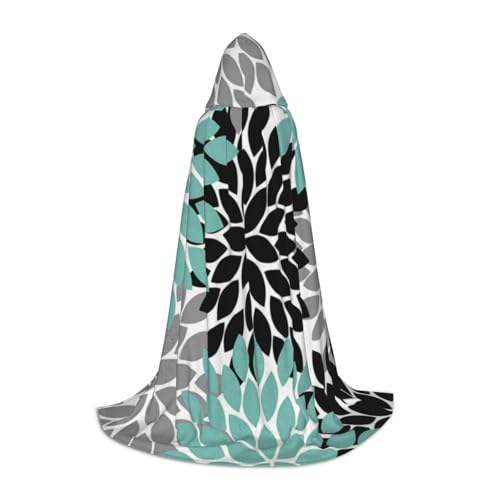 HYSDPUZK Kapuzenumhang mit Dahlienblüte für Teenager, Halloween-Kostüm, Cosplay, Maskerade, Zauberer-Robe HYSDPUZK Kapuzenumhang mit Dahlienblüte für Teenager, Halloween-Kostüm, Cosplay, Maskerade, Zauberer-Robe von HYSDPUZK