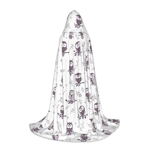 HYSDPUZK Kapuzenumhang mit Eulenmotiv, für Teenager, Halloween-Kostüm, Cosplay, Maskerade, Zauberer-Robe HYSDPUZK Kapuzenumhang mit Eulenmotiv, für Teenager, Halloween-Kostüm, Cosplay, Maskerade, Zauberer-Robe von HYSDPUZK