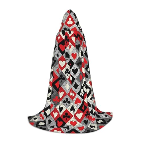 HYSDPUZK Kapuzenumhang mit Karomuster für Teenager, Halloween-Kostüm, Cosplay, Maskerade, Zaubererrobe HYSDPUZK Kapuzenumhang mit Karomuster für Teenager, Halloween-Kostüm, Cosplay, Maskerade, Zaubererrobe von HYSDPUZK