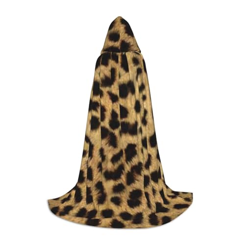 HYSDPUZK Kapuzenumhang mit Leopardenmuster für Teenager, Halloween-Kostüm, Cosplay, Maskerade, Zauberer-Robe HYSDPUZK Kapuzenumhang mit Leopardenmuster für Teenager, Halloween-Kostüm, Cosplay, Maskerade, Zauberer-Robe von HYSDPUZK