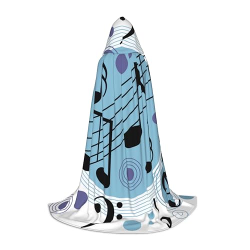 HYSDPUZK Kapuzenumhang mit Punktemuster, für Teenager, Halloween-Kostüm, Cosplay, Maskerade, Zauberer-Robe von HYSDPUZK