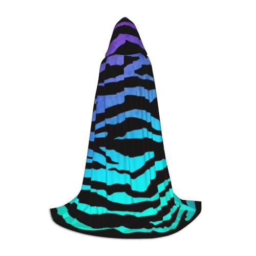 HYSDPUZK Kapuzenumhang mit Zebrastreifen, Violett, Blau, Grün, Camouflage, für Teenager, Halloween-Kostüm, Cosplay, Maskerade, Zauberer-Robe HYSDPUZK Kapuzenumhang mit Zebrastreifen, Violett, Blau, Grün, Camouflage, für Teenager, Halloween-Kostüm, Cosplay, Maskerade, Zauberer-Robe von HYSDPUZK