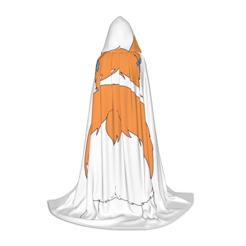 HYSDPUZK Lustiger Corgi Butt brauner Kapuzenumhang für Teenager, Halloween-Kostüm, Cosplay, Maskerade, Zauberer-Bademantel HYSDPUZK Lustiger Corgi Butt brauner Kapuzenumhang für Teenager, Halloween-Kostüm, Cosplay, Maskerade, Zauberer-Bademantel von HYSDPUZK