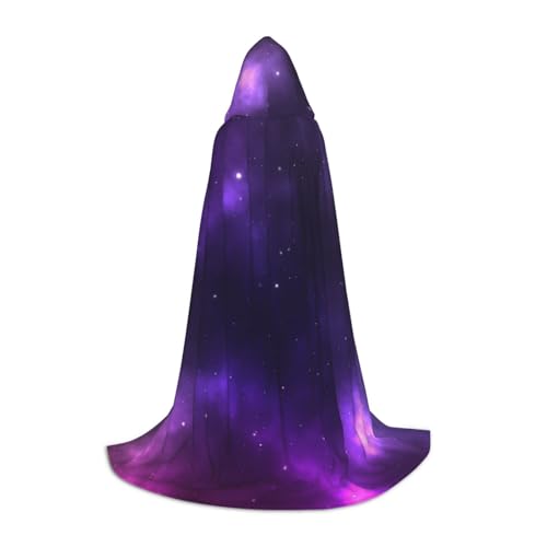 HYSDPUZK Magic Galaxy Sky Purple Hooded Cape For Teens Halloween Costume, Cosplay, Masquerade, Wizard Robe HYSDPUZK Magic Galaxy Sky Purple Hooded Cape For Teens Halloween Costume, Cosplay, Masquerade, Wizard Robe von HYSDPUZK