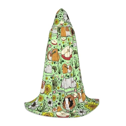 HYSDPUZK Meerschweinchen-Kapuzenumhang für Teenager, Halloween-Kostüm, Cosplay, Maskerade, Zaubererrobe HYSDPUZK Meerschweinchen-Kapuzenumhang für Teenager, Halloween-Kostüm, Cosplay, Maskerade, Zaubererrobe von HYSDPUZK