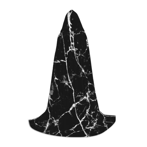 HYSDPUZK Schwarzer Marmor-Kapuzenumhang für Teenager, Halloween-Kostüm, Cosplay, Maskerade, Zauberer-Robe HYSDPUZK Schwarzer Marmor-Kapuzenumhang für Teenager, Halloween-Kostüm, Cosplay, Maskerade, Zauberer-Robe von HYSDPUZK