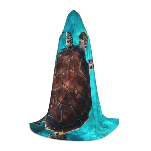 HYSDPUZK Schwimmender Schildkröten-Meera-Umhang mit Kapuze für Teenager, Halloween-Kostüm, Cosplay, Maskerade, Zauberer-Robe HYSDPUZK Schwimmender Schildkröten-Meera-Umhang mit Kapuze für Teenager, Halloween-Kostüm, Cosplay, Maskerade, Zauberer-Robe von HYSDPUZK