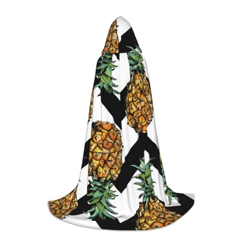 HYSDPUZK Sommer-Ananas-Kapuzenumhang für Teenager, Halloween-Kostüm, Cosplay, Maskerade, Zauberer-Robe HYSDPUZK Sommer-Ananas-Kapuzenumhang für Teenager, Halloween-Kostüm, Cosplay, Maskerade, Zauberer-Robe von HYSDPUZK