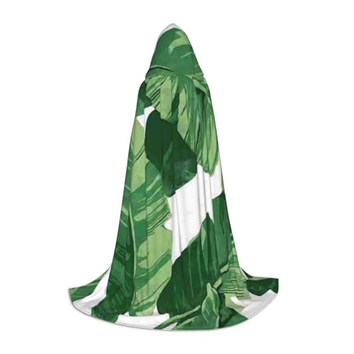 HYSDPUZK Süßer grüner Palmblatt-Kapuzenumhang für Teenager, Halloween-Kostüm, Cosplay, Maskerade, Zauberer-Robe HYSDPUZK Süßer grüner Palmblatt-Kapuzenumhang für Teenager, Halloween-Kostüm, Cosplay, Maskerade, Zauberer-Robe von HYSDPUZK