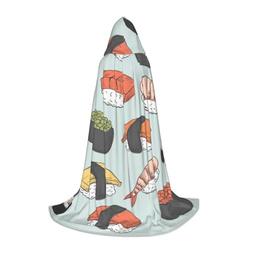 HYSDPUZK Sushi-Kapuzenumhang für Teenager, Halloween-Kostüm, Cosplay, Maskerade, Zauberer-Robe HYSDPUZK Sushi-Kapuzenumhang für Teenager, Halloween-Kostüm, Cosplay, Maskerade, Zauberer-Robe von HYSDPUZK